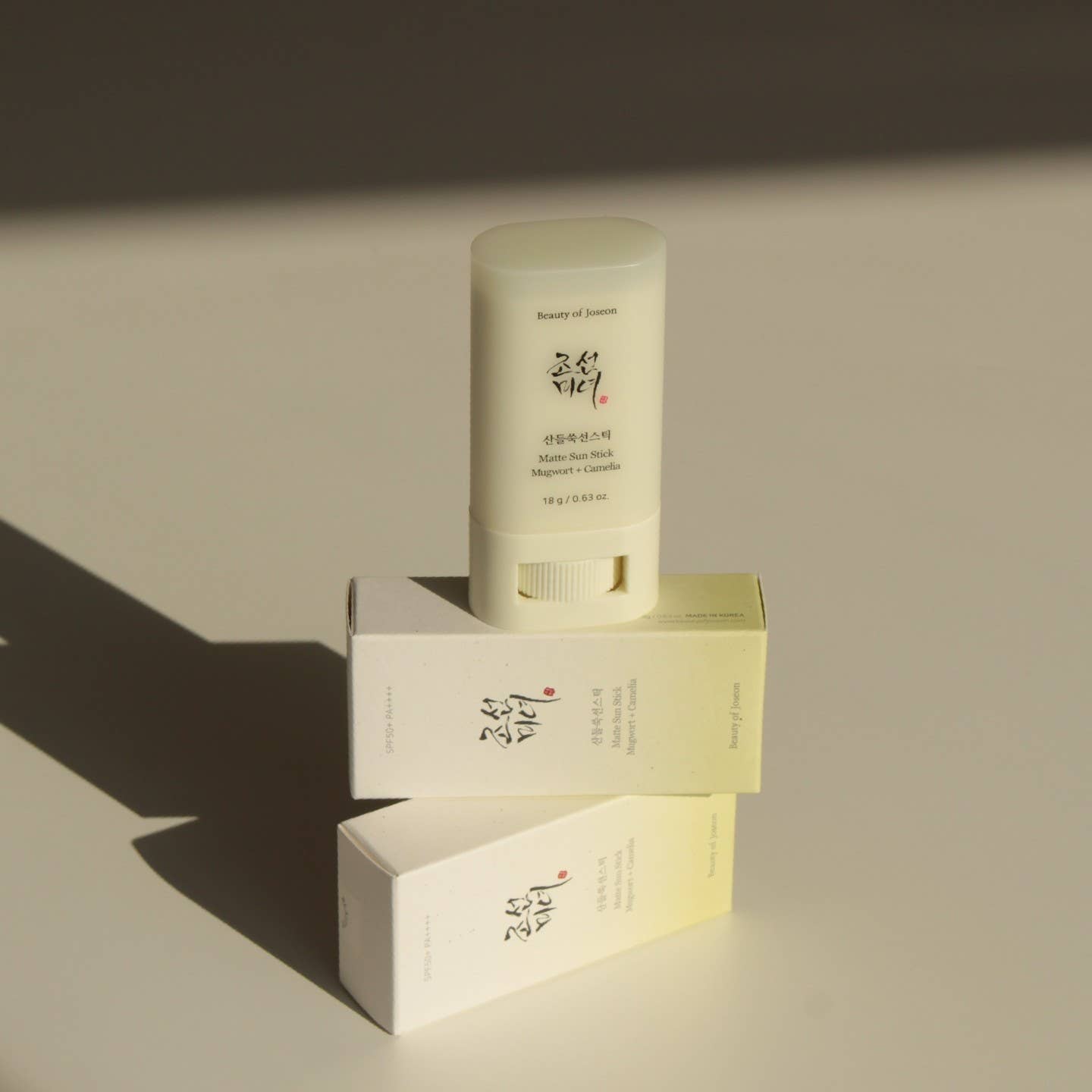 [BEAUTY OF JOSEON] MATTE SUN STICK:MUGWORT+CAMELIA SPF50 18G
