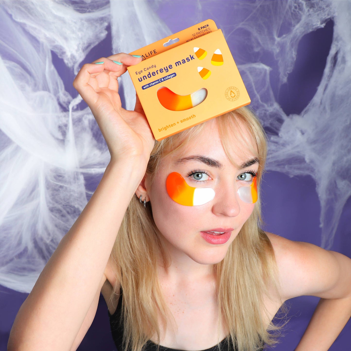 Halloween Eye Candy Hydrating Undereye masks - 6 Pairs